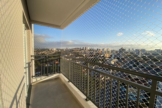 Varanda da sala de apartamento para alugar com 2 quartos, 42m² em Butantã, São Paulo