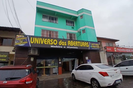Fachada do Prédio de kitnet/studio para alugar com 1 quarto, 30m² em Mathias Velho, Canoas