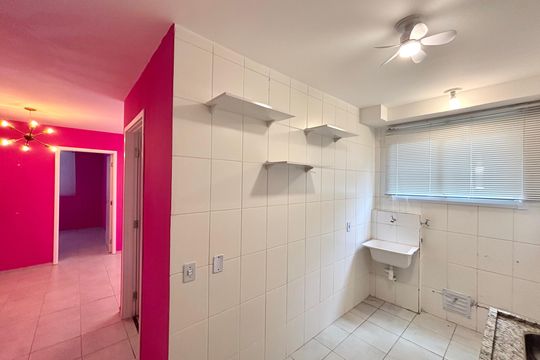Área de serviço  de apartamento para alugar com 2 quartos, 40m² em Jardim Lourdes, Ferraz de Vasconcelos