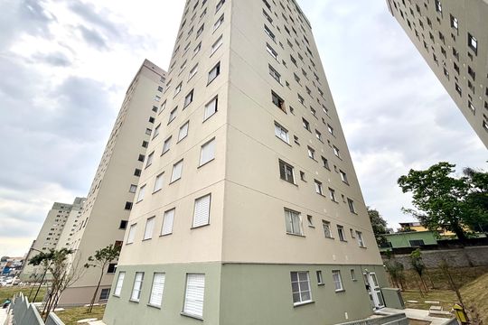 Fachada  de apartamento para alugar com 2 quartos, 40m² em Jardim Lourdes, Ferraz de Vasconcelos