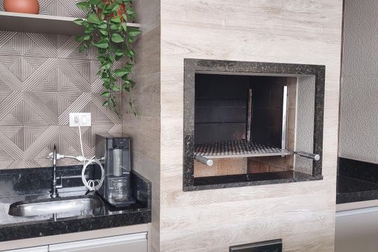 Área comum - Churrasqueira de apartamento para alugar com 2 quartos, 50m² em Boa Vista, São Caetano do Sul