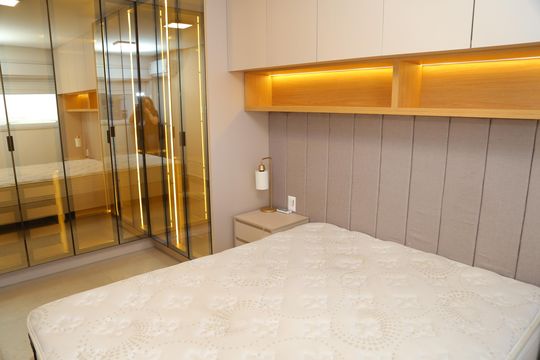 Quarto de apartamento à venda com 3 quartos, 104m² em Park Lozandes, Goiânia