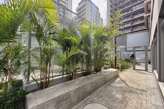 Fachada  de kitnet/studio à venda com 1 quarto, 33m² em Brooklin, São Paulo