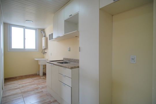 Cozinha de apartamento para alugar com 2 quartos, 64m² em São José, São Leopoldo