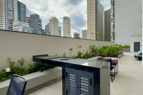 Área comum de kitnet/studio à venda com 1 quarto, 23m² em Perdizes, São Paulo