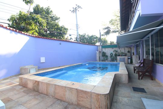 Piscina de casa de condomínio à venda com 4 quartos, 274m² em Freguesia (jacarepaguá), Rio de Janeiro