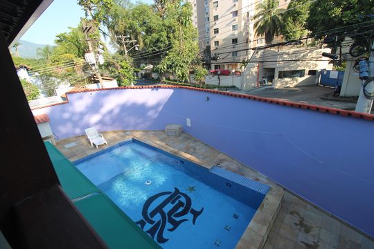 Varanda - Vista de casa de condomínio à venda com 4 quartos, 274m² em Freguesia (jacarepaguá), Rio de Janeiro