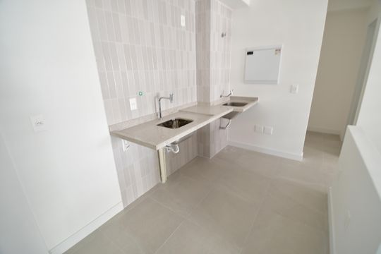 Cozinha de kitnet/studio à venda com 1 quarto, 46m² em Centro, Campinas