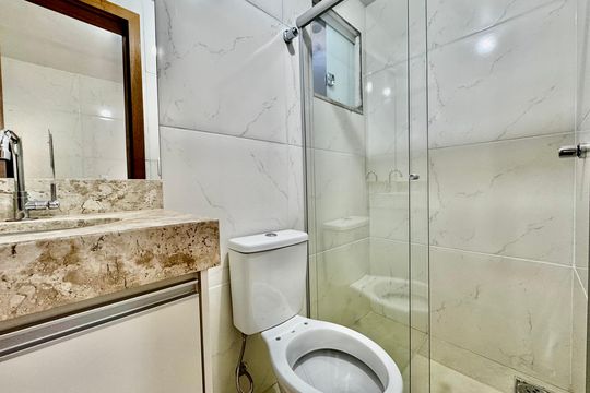 Banheiro  de casa para alugar com 1 quarto, 40m² em Ipiranga, Belo Horizonte
