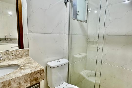 Banheiro  de casa para alugar com 1 quarto, 40m² em Ipiranga, Belo Horizonte
