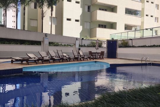 Área comum - Piscina de apartamento para alugar com 2 quartos, 68m² em Olímpico, São Caetano do Sul