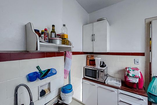 Cozinha e área de serviço de apartamento à venda com 1 quarto, 45m² em Tatuapé, São Paulo