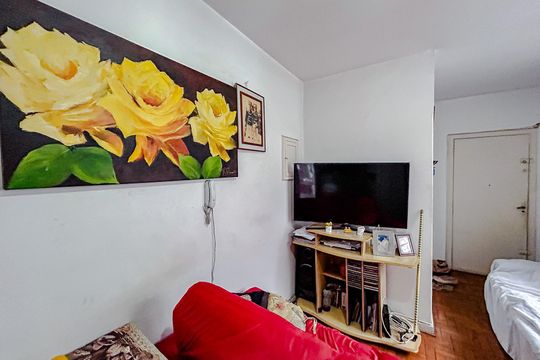 Sala de apartamento à venda com 1 quarto, 45m² em Tatuapé, São Paulo