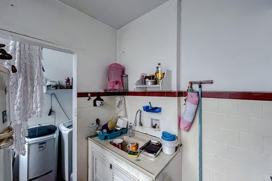Cozinha e área de serviço de apartamento à venda com 1 quarto, 45m² em Tatuapé, São Paulo