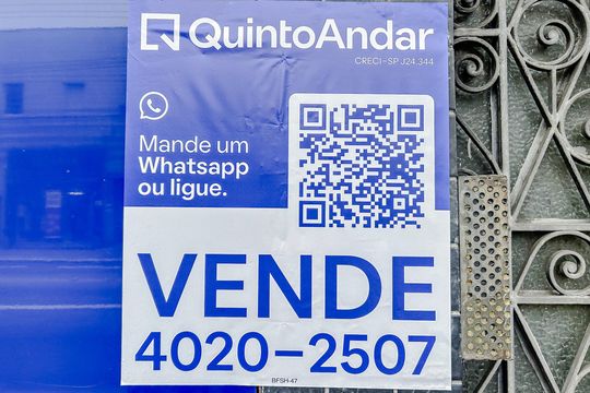 Placa de apartamento à venda com 1 quarto, 45m² em Tatuapé, São Paulo