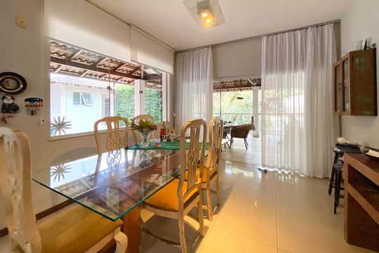Sala de Jantar de casa à venda com 4 quartos, 360m² em Santa Lúcia, Belo Horizonte