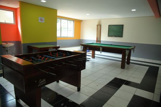 Área comum - Sala de jogos  de apartamento à venda com 2 quartos, 69m² em Parque Sao Jose, São Bernardo do Campo