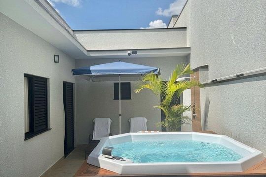 Área Externa de casa de condomínio à venda com 3 quartos, 205m² em Jardim Mantova, Indaiatuba