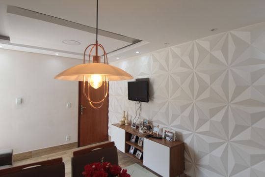 Sala de apartamento à venda com 2 quartos, 48m² em Frei Leopoldo, Belo Horizonte