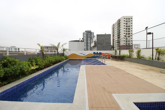 Área comum de apartamento para alugar com 2 quartos, 42m² em Itaquera, São Paulo
