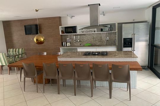 Área externa de apartamento para alugar com 1 quarto, 93m² em Alphaville I, Salvador