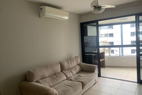 Sala de apartamento para alugar com 1 quarto, 93m² em Alphaville I, Salvador