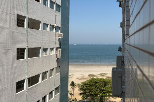 Vista de apartamento para alugar com 1 quarto, 35m² em Gonzaga, Santos