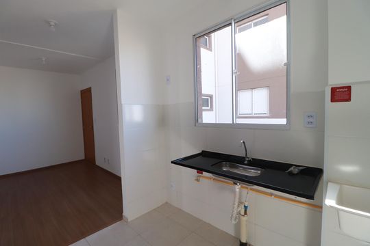 Cozinha  de apartamento para alugar com 2 quartos, 41m² em Parque Residencial Candido Portinari, Ribeirão Preto