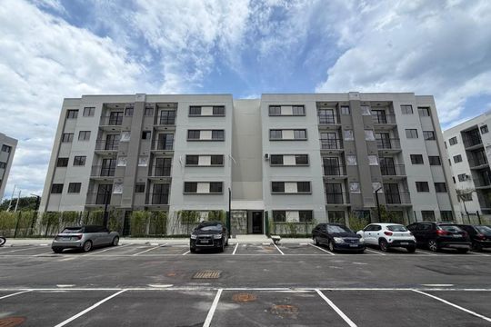 Fachada de apartamento à venda com 2 quartos, 46m² em Barra Olímpica, Rio de Janeiro
