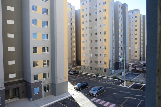Vista de apartamento para alugar com 2 quartos, 45m² em Bairro da Glória, Contagem
