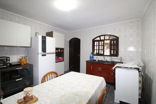 Cozinha de casa para alugar com 3 quartos, 50m² em Vila Fukuya, São Paulo