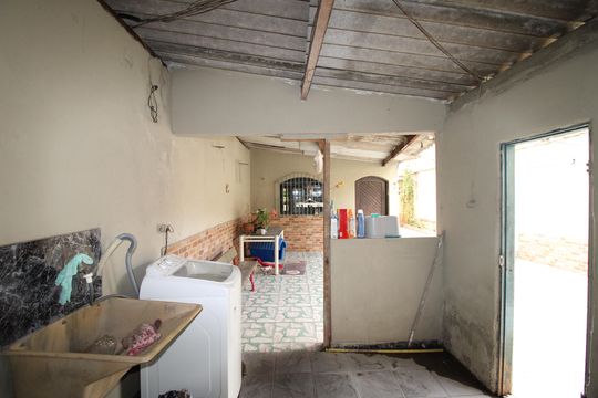 Quintal e Área de serviço de casa para alugar com 3 quartos, 50m² em Vila Fukuya, São Paulo