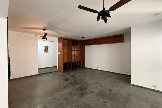 Sala de apartamento para alugar com 3 quartos, 161m² em Barra Funda, Guarujá