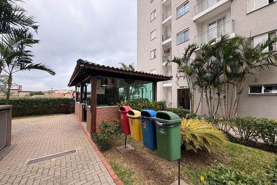 Área comum - Churrasqueira de apartamento para alugar com 2 quartos, 50m² em Parque Erasmo Assunção, Santo André