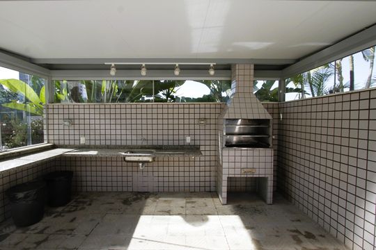 Área comum - Churrasqueira de apartamento à venda com 3 quartos, 85m² em Luxemburgo, Belo Horizonte