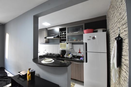 Cozinha de apartamento para alugar com 2 quartos, 59m² em Iná, São José dos Pinhais