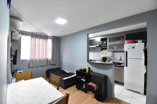 Sala de apartamento para alugar com 2 quartos, 59m² em Iná, São José dos Pinhais