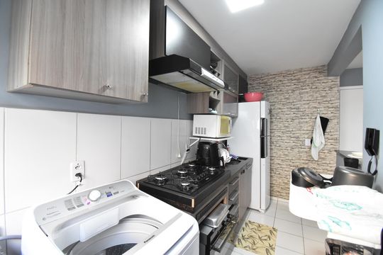 Cozinha de apartamento para alugar com 2 quartos, 59m² em Iná, São José dos Pinhais