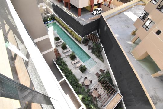 Sacada do Studio de kitnet/studio para alugar com 1 quarto, 32m² em Cristo Rei, Curitiba