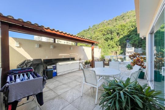 Área externa de apartamento à venda com 3 quartos, 197m² em Botafogo, Rio de Janeiro
