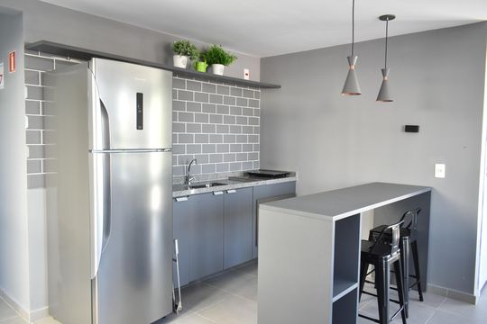 Área comum  de kitnet/studio para alugar com 0 quarto, 25m² em Chácara Inglesa, São Paulo
