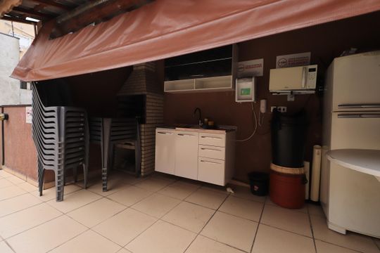 Área comum - Churrasqueira de apartamento para alugar com 2 quartos, 42m² em Vila Esperança, São Paulo