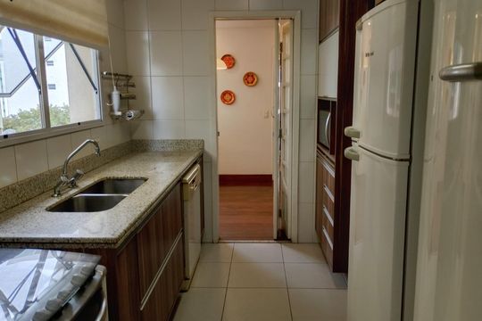 Cozinha de apartamento à venda com 3 quartos, 154m² em Santa Cecilia, São Paulo