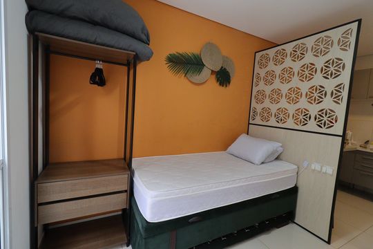 Sala de apartamento para alugar com 1 quarto, 27m² em Jardim Palmares (zona Sul), São Paulo