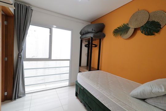 Sala de apartamento para alugar com 1 quarto, 27m² em Jardim Palmares (zona Sul), São Paulo