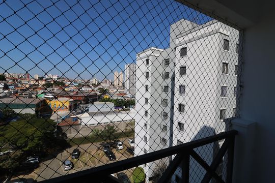 Varanda da Sala de apartamento para alugar com 3 quartos, 63m² em Vila Ema, São Paulo