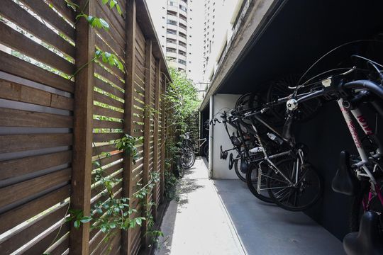 Bicicletário de apartamento à venda com 3 quartos, 110m² em Chácara Agrindus, Taboão da Serra