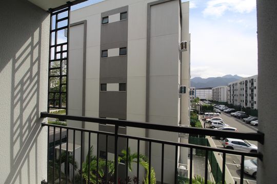 Sala - Varanda de apartamento à venda com 2 quartos, 42m² em Barra Olímpica, Rio de Janeiro