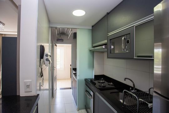 Cozinha de apartamento para alugar com 2 quartos, 65m² em Centro, Diadema