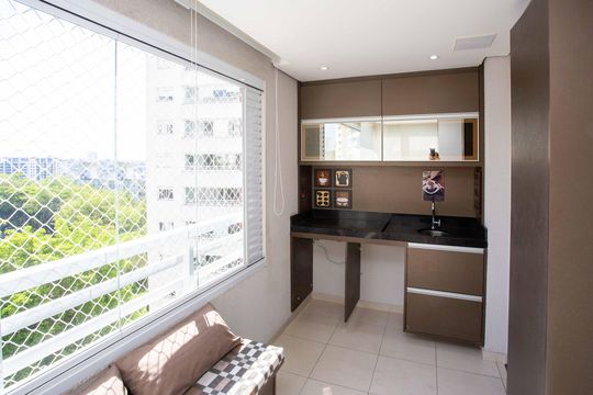 Varanda gourmet de apartamento para alugar com 2 quartos, 65m² em Centro, Diadema